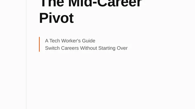 The Tech Career Pivot That Actually Works — Reviews